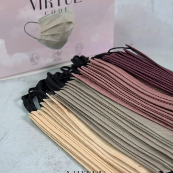 Support Face Masks - Soft 3 Ply Comfort Face Masks, Colorful Disposable Face Mas - Picture 3 of 6